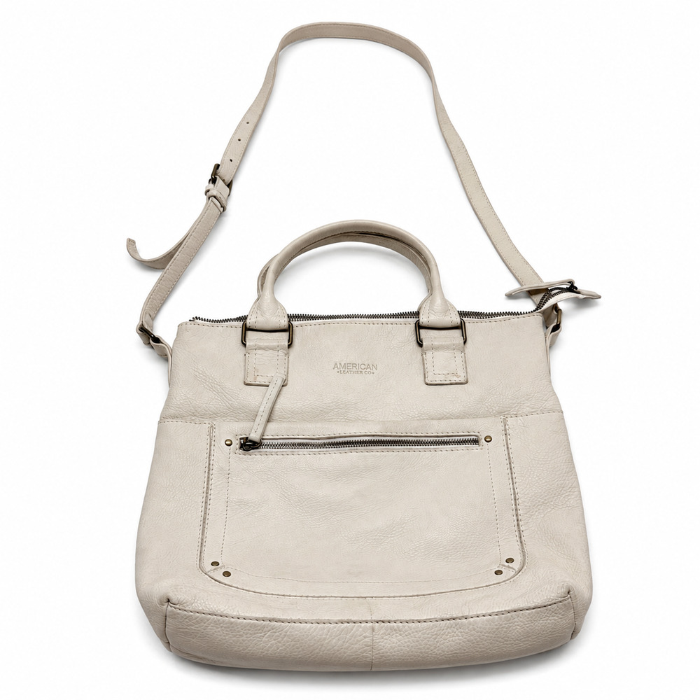 American Leather Co. North/South Tote Jamestown Ash Gray